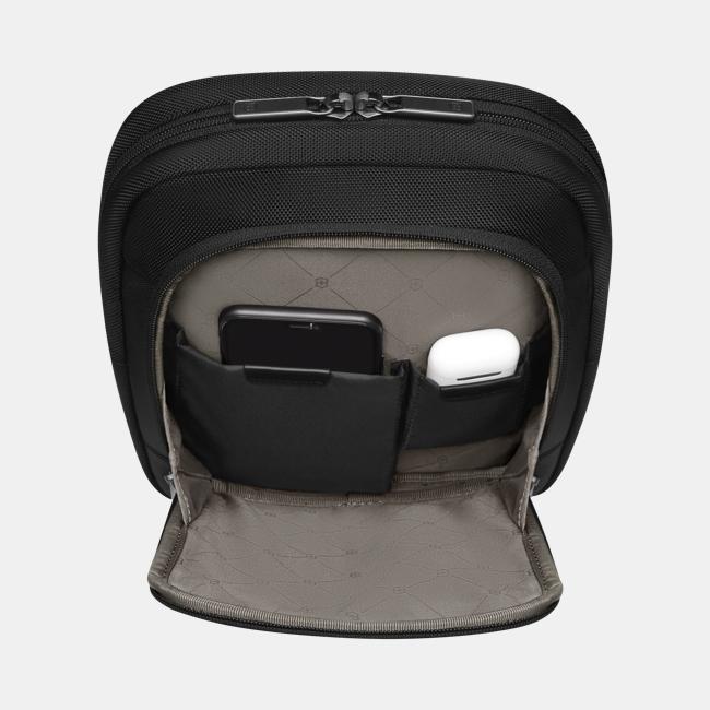 Werks Traveler 7.0 Crossbody Bag with Tablet Compartment by Victorinox, Compact Organizer
