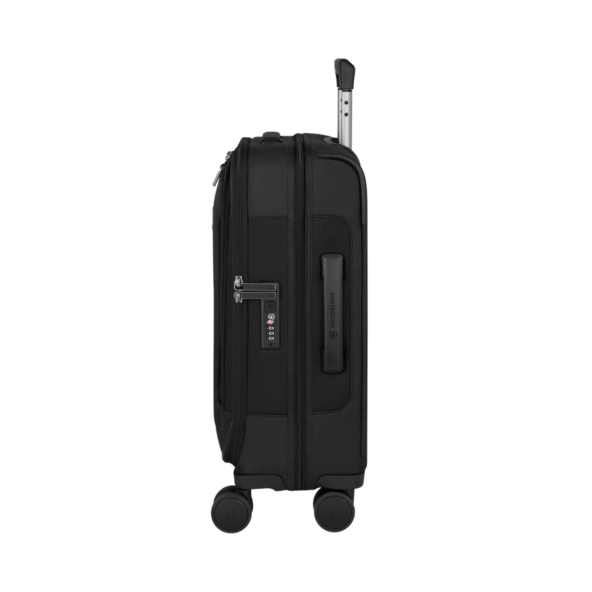 Werks Traveler 7.0 Global Carry-On, 8-Wheel Softside Expandable Cabin Case, Black, by Victorinox