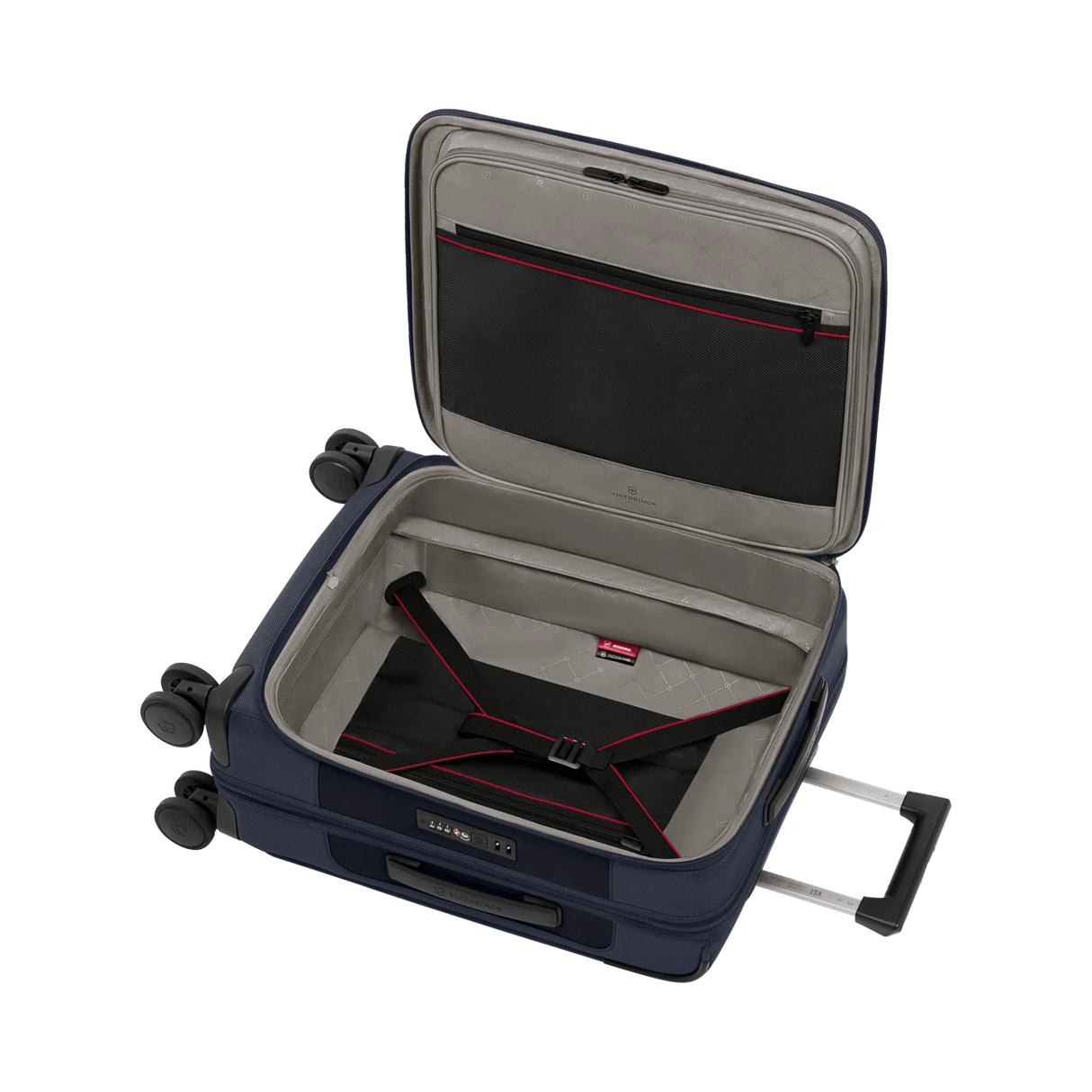 Werks Traveler 7.0 Global Carry-On, 8-Wheel Softside Expandable Cabin Case, Black, by Victorinox