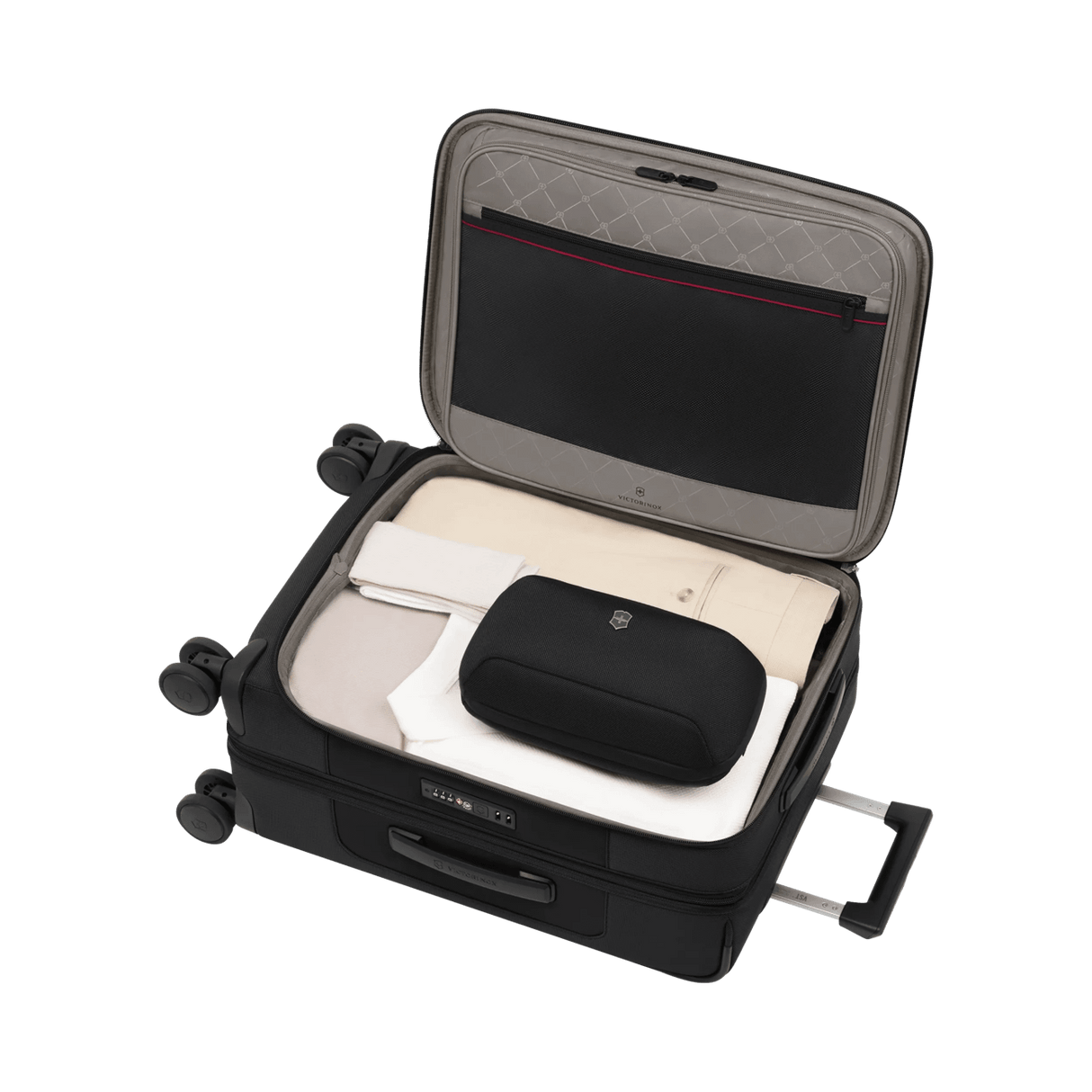 Werks Traveler 7.0 Flyer Carry-On 8-Wheel Softside Expandable Cabin Case Victorinox