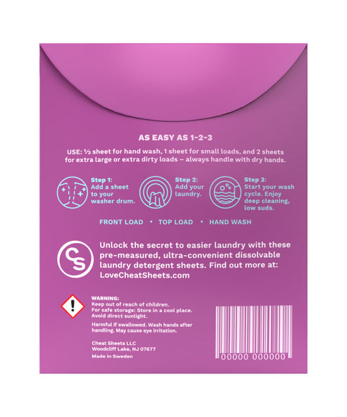 Gentle Travel Laundry Soap ( Sea Spray ), by Cheat Sheets