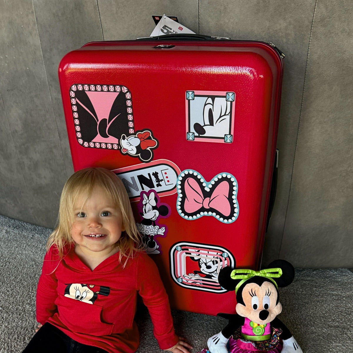 Disney Minnie Mouse Travel Patch 3 pc Luggage Set