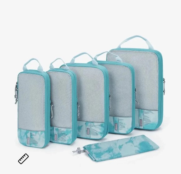 Compression Packing Cube 6 Piece Set by Bagsmart