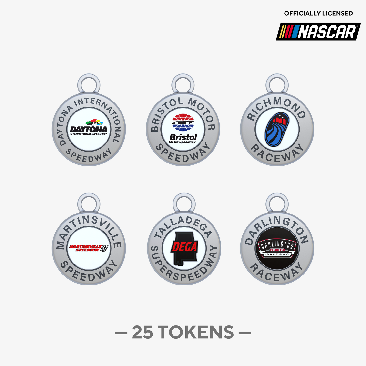 NASCAR Track Tokens