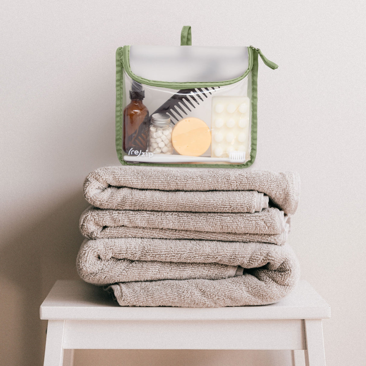 Zippered Travel Quart Bag (TSA-Compliant) by Rezip