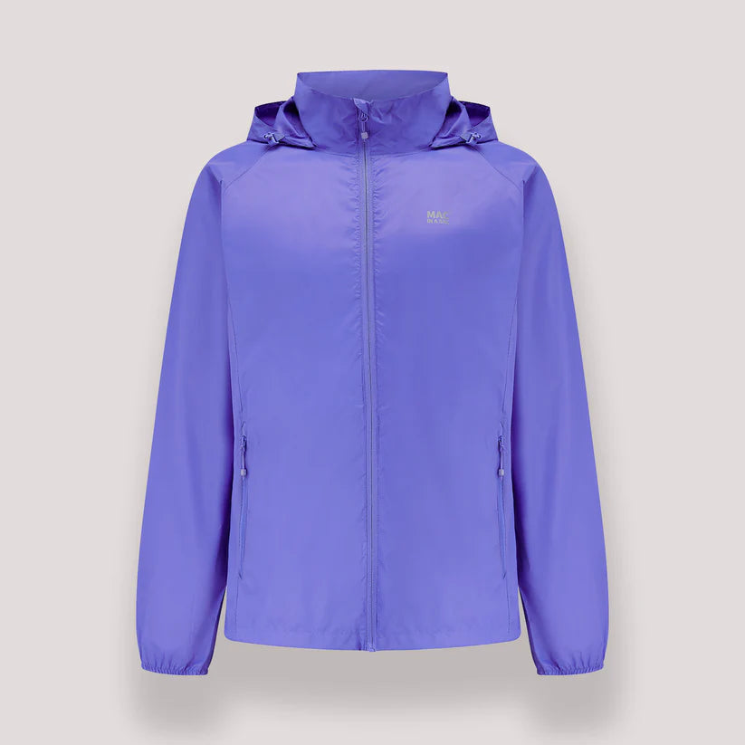 Ultra Violet Purple Blue Mac-In-A -Sac Origin II Rain Coat