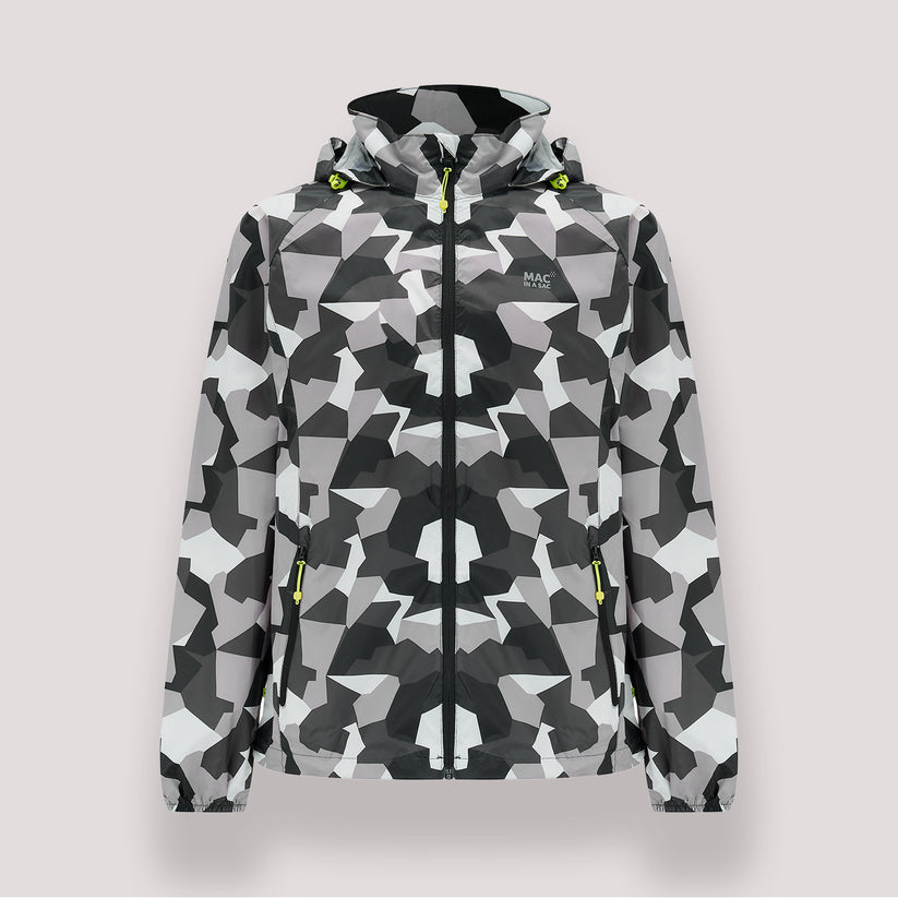 White Camo 2nd Edition Mac-In-A -Sac Origin II Rain Coat