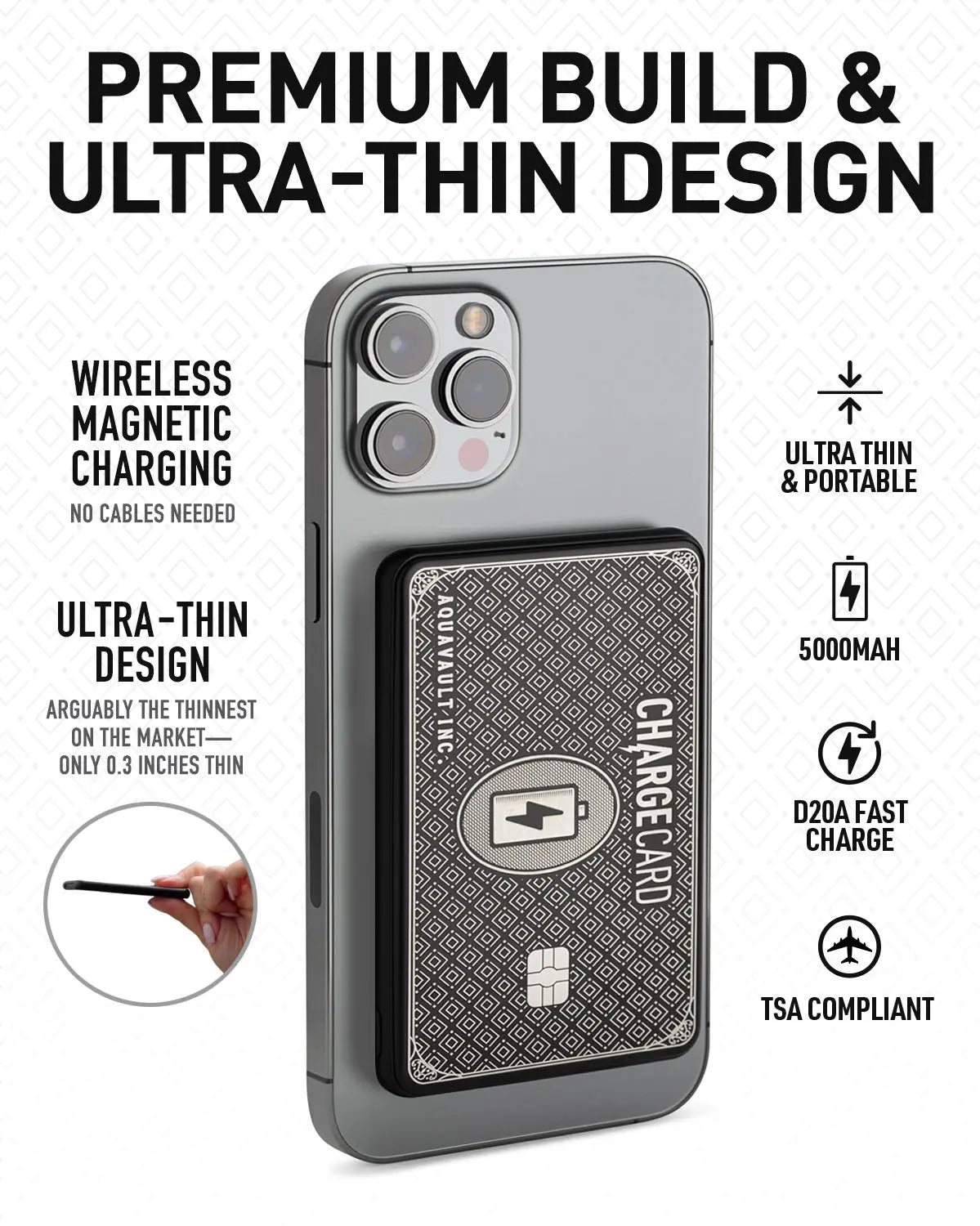 ChargeCard: Wireless Magnetic Portable Charger
