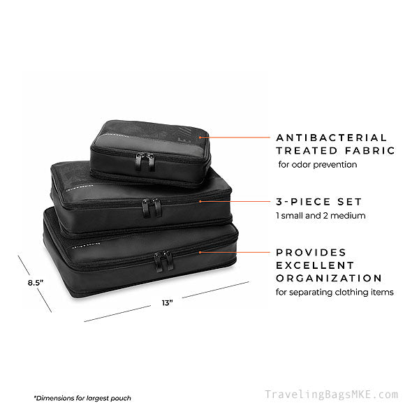 Carry-On Expandable Packing Cube Travel Essentials set by Briggs & Riley (X111)