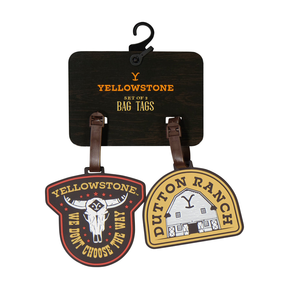 Yellowstone Dutton Ranch Luggage 2-Piece Tags