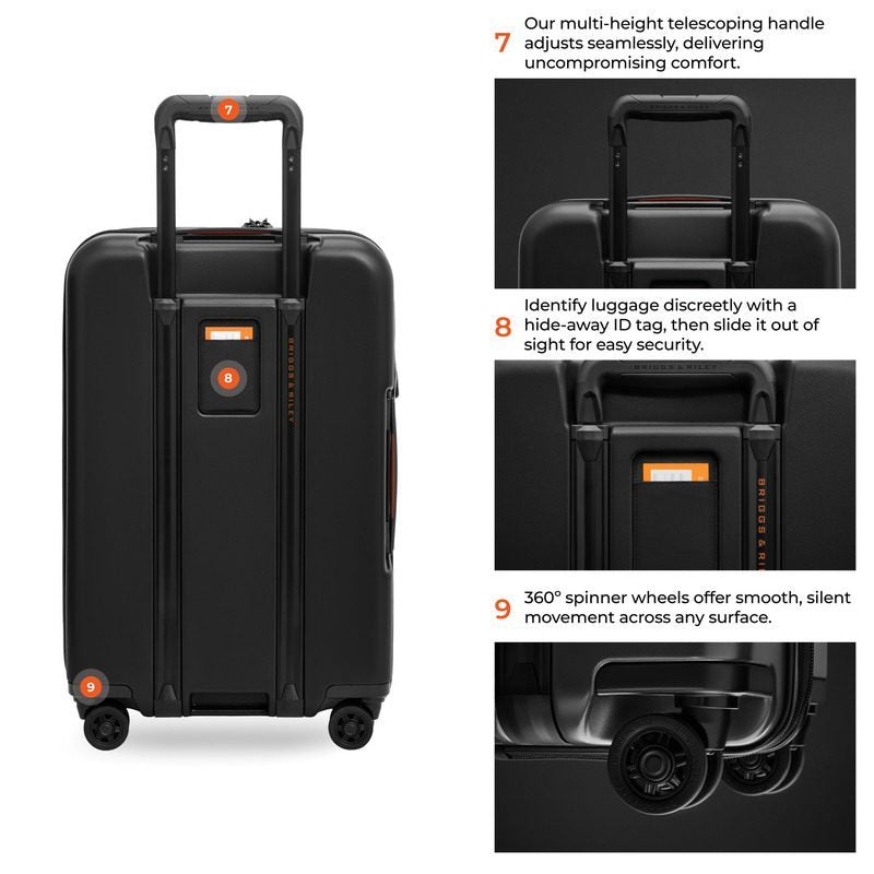 ZDX Domestic Essential 22“ Hardside Carry-On Expandable Spinner, Briggs & Riley