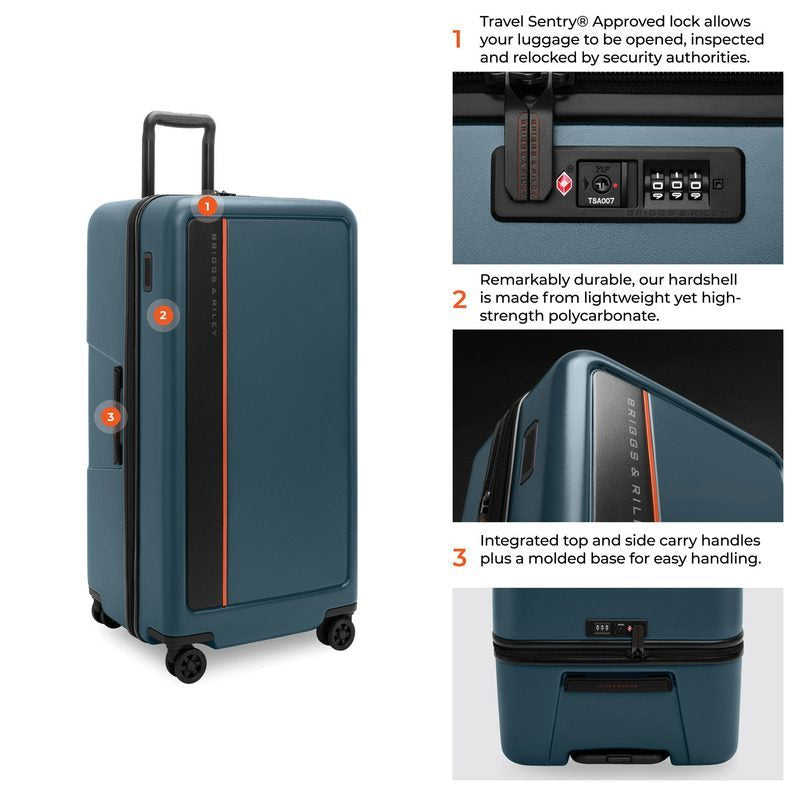 ZDX Extra Large 32“ Hardside Checked Trunk Spinner, Briggs & Riley
