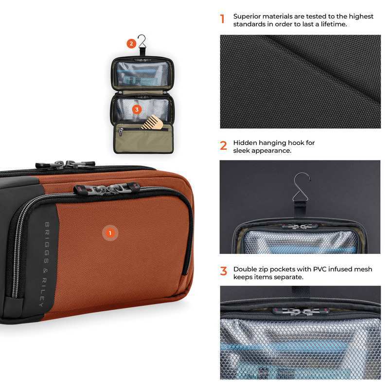 ZDX Collection Hanging Toiletry Kit by Briggs & Riley (ZXA200)