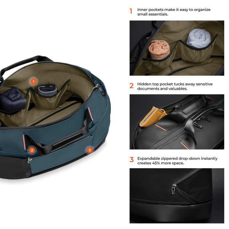 ZDX Collection Expandable Overnight Bag by Briggs & Riley (ZXD234X)