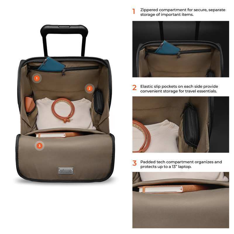 ZDX Collection 16" Under-Seat Cabin Spinner by Briggs & Riley (ZXU216SP)