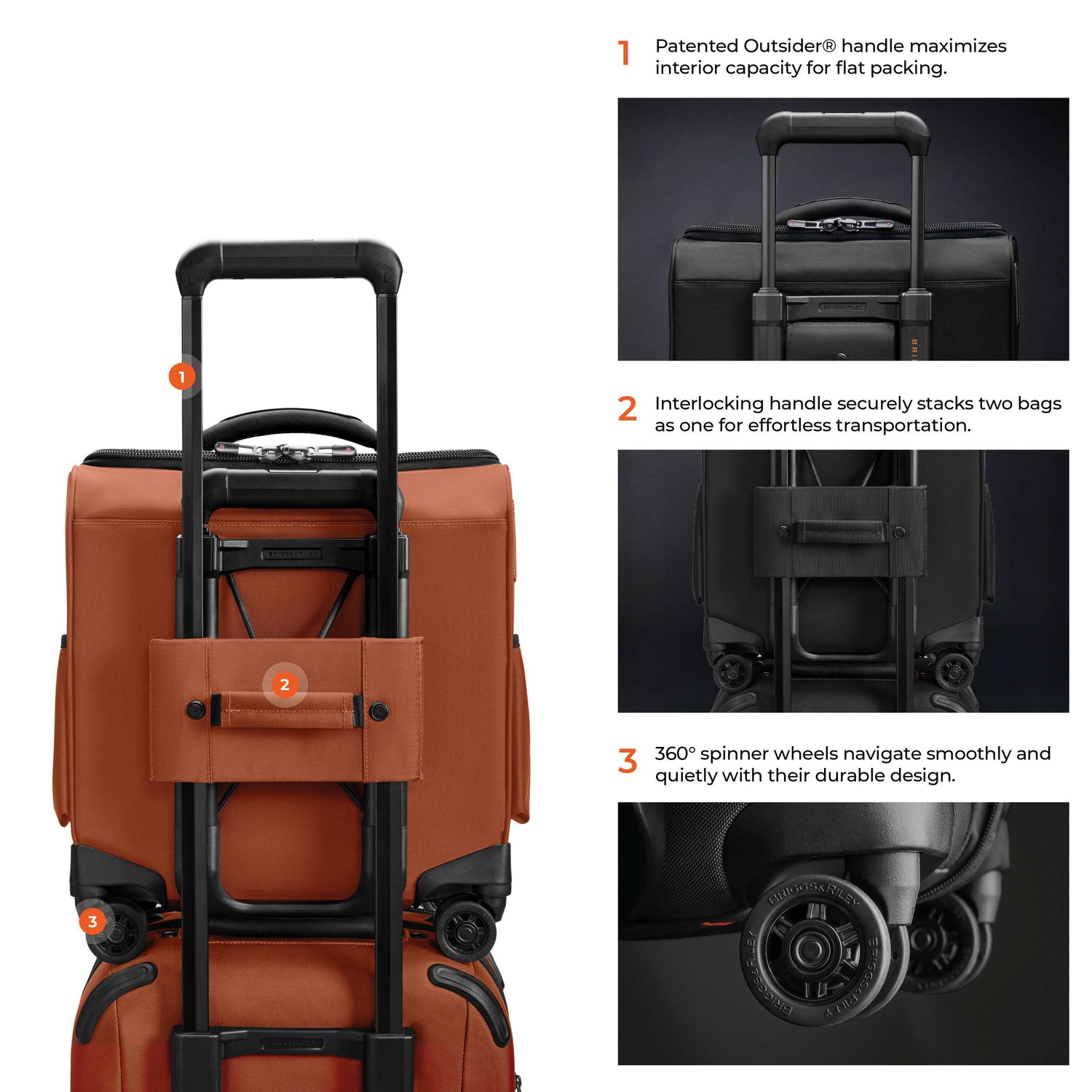 ZDX Collection 16" Under-Seat Cabin Spinner by Briggs & Riley (ZXU216SP)