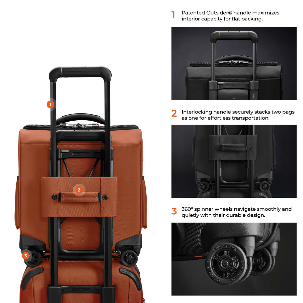 ZDX Collection 16" Under-Seat Cabin Spinner by Briggs & Riley (ZXU216SP)