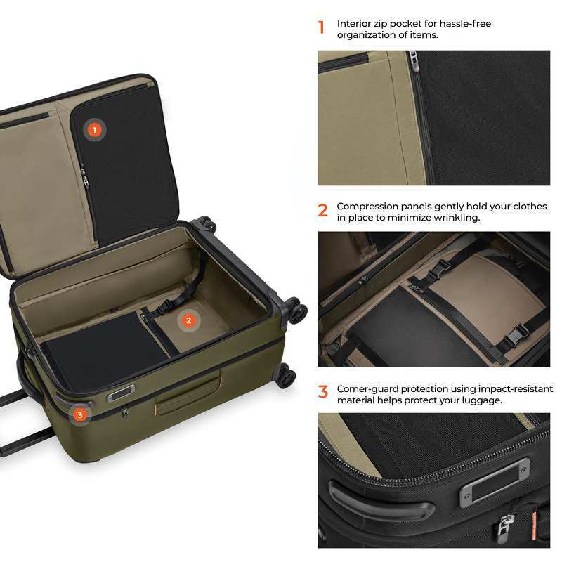 ZDX Collection 26" Medium Expandable Spinner by Briggs & Riley  (ZXU226SPX)