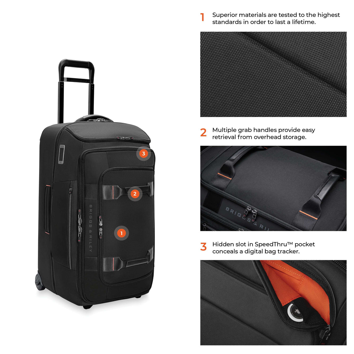 ZDX Collection Medium Upright Duffle by Briggs & Riley (ZXUWD227)