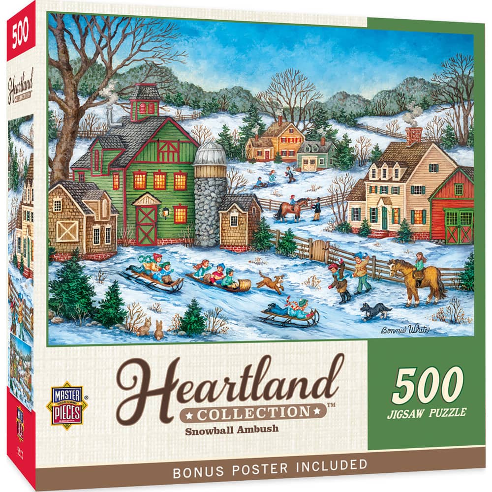 Heartland - Snowball Ambush 500 Piece Jigsaw Puzzle