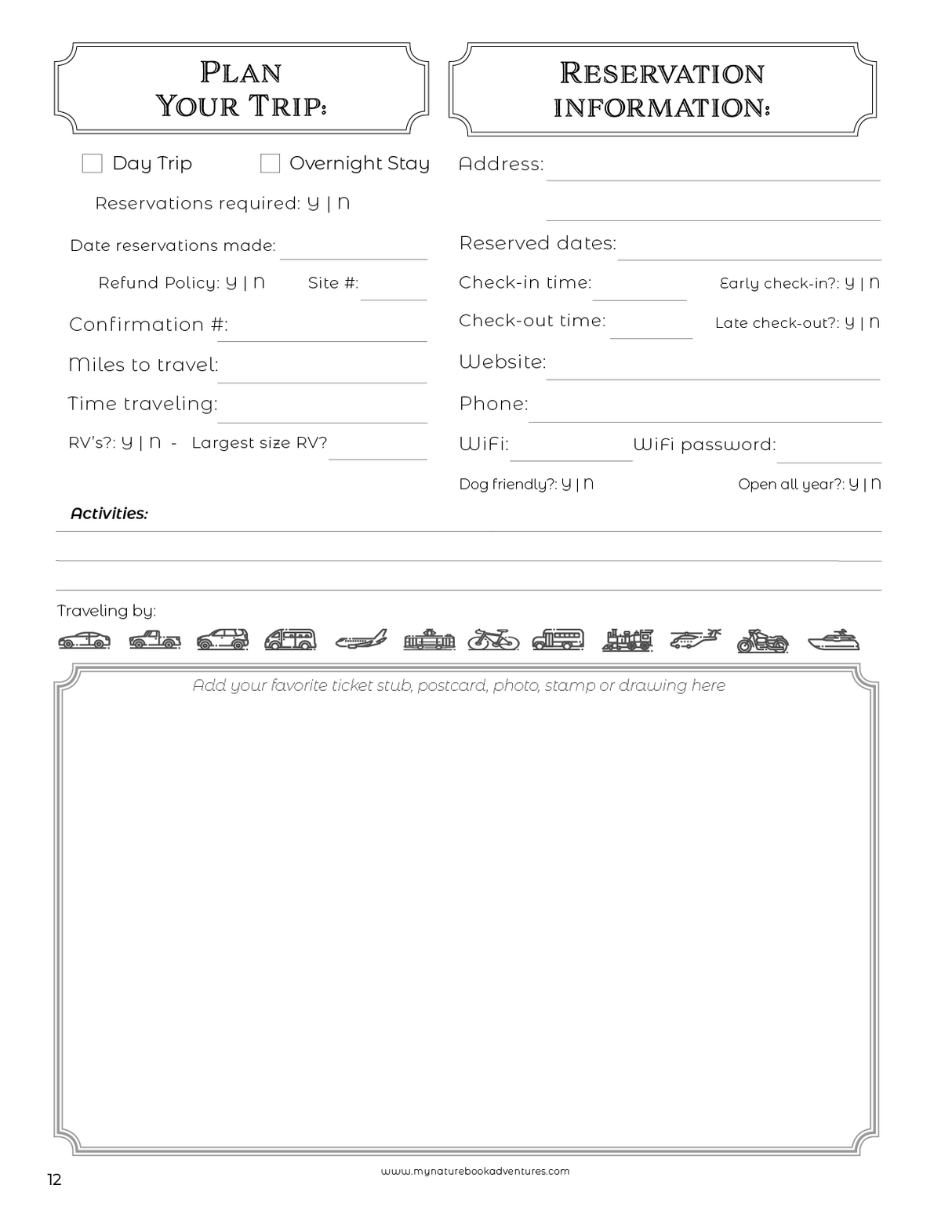 Alabama State Parks - Adventure Planning Journal