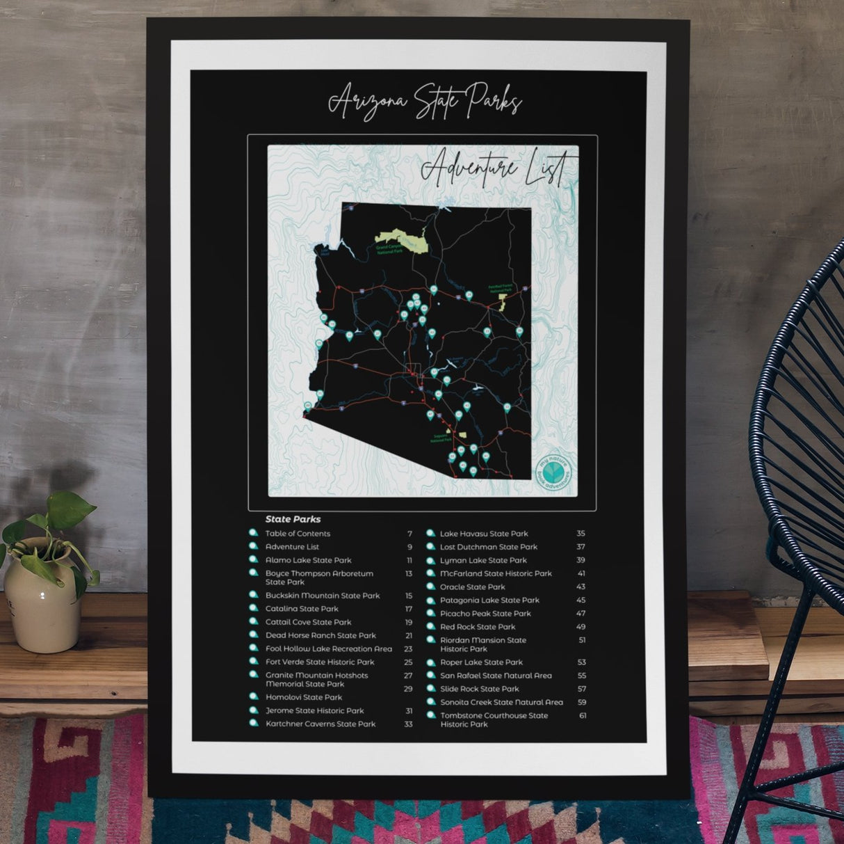 POSTER - Arizona State Parks Adventure List