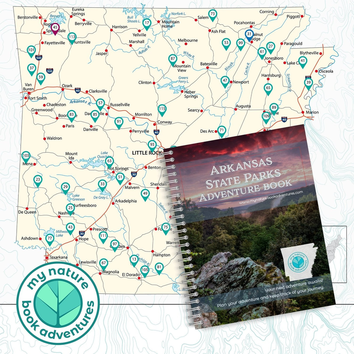 Arkansas State Parks - Adventure Planning Journal
