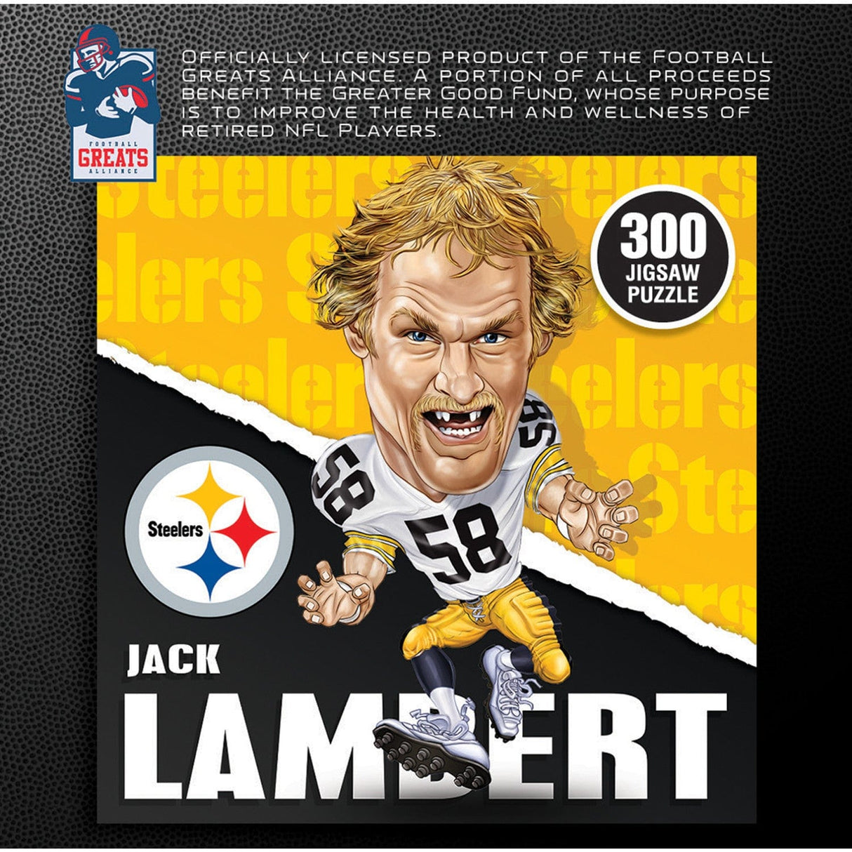 All-Time Greats Pittsburgh Steelers - Jack Lambert 300 Piece Jigsaw Puzzle