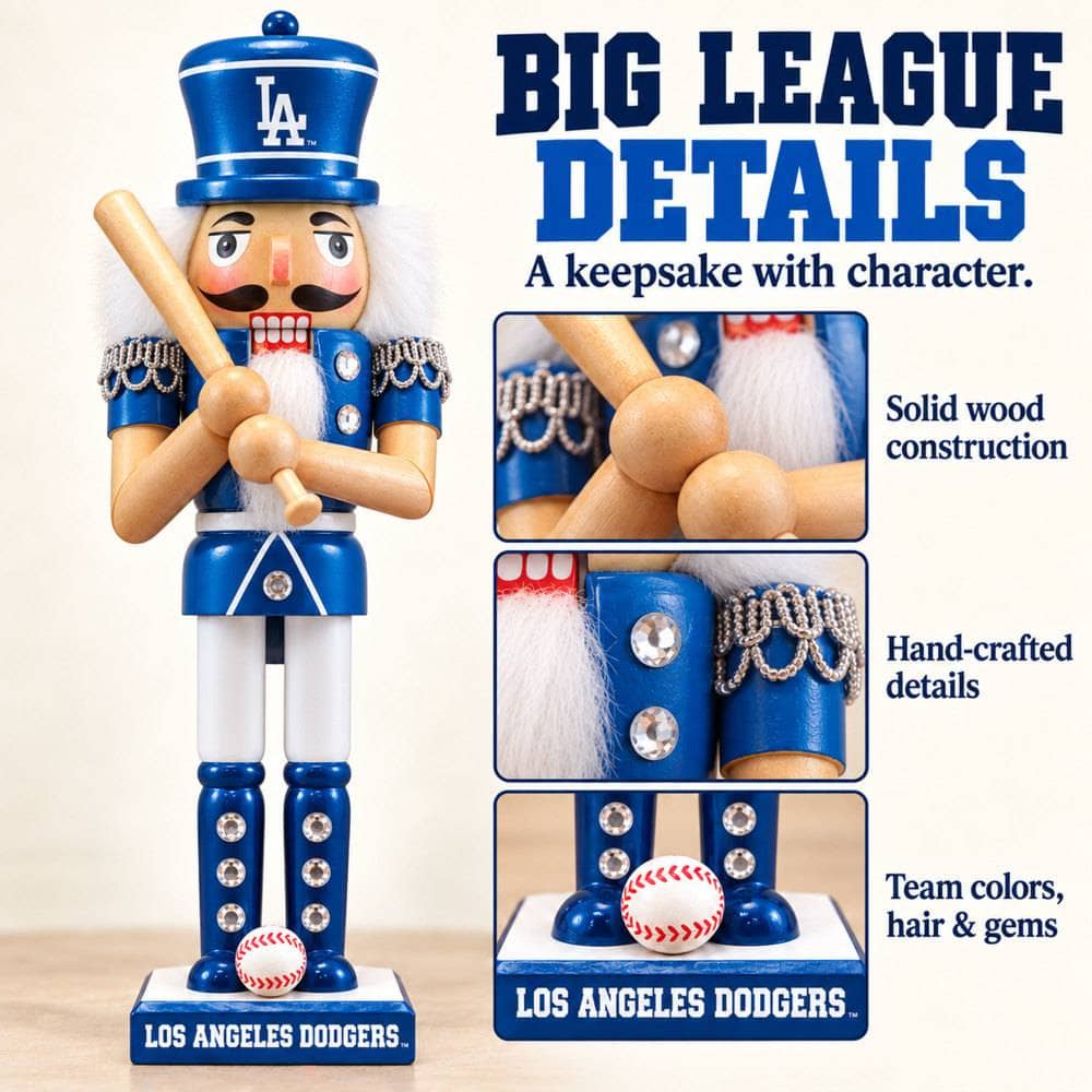 Los Angeles Dodgers - Collectible Nutcracker