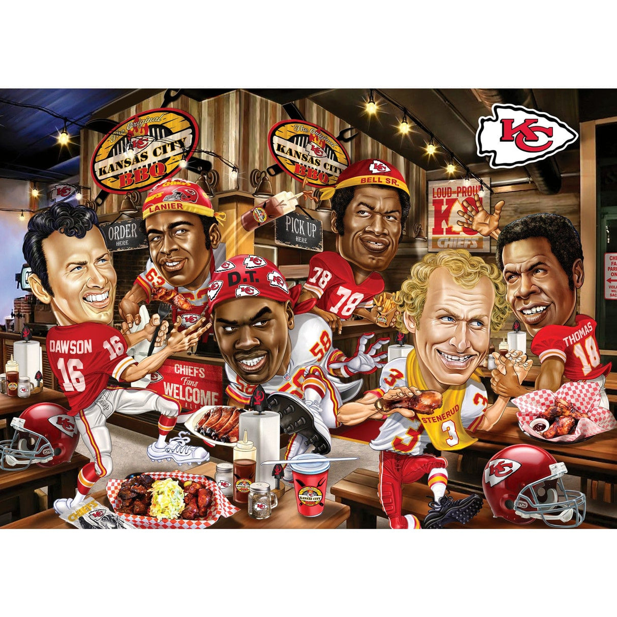 Kansas City Chiefs - All-Time Greats 500 Piece Jigsaw Puzzle