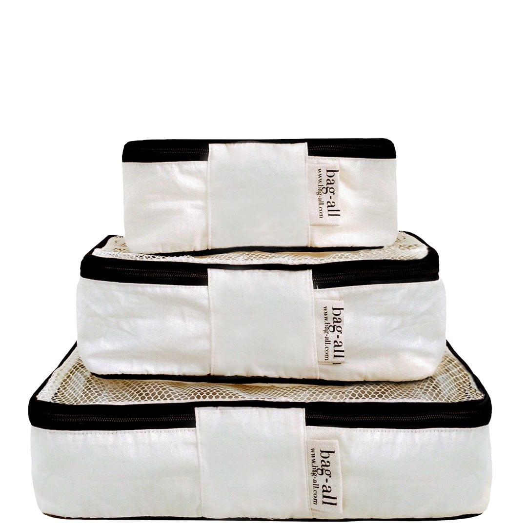 Personalized Packing Cubes, 3-pack – Cream