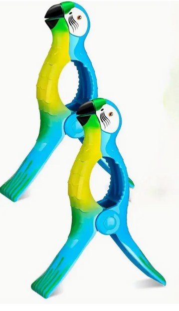 Novelty Beach Chair Towel Clips - Set of Two