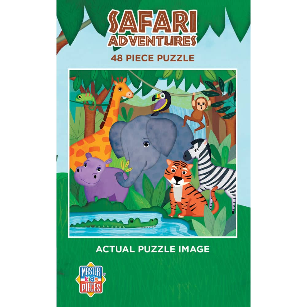 Space Savers - Safari Adventures 48 Piece Value Puzzle