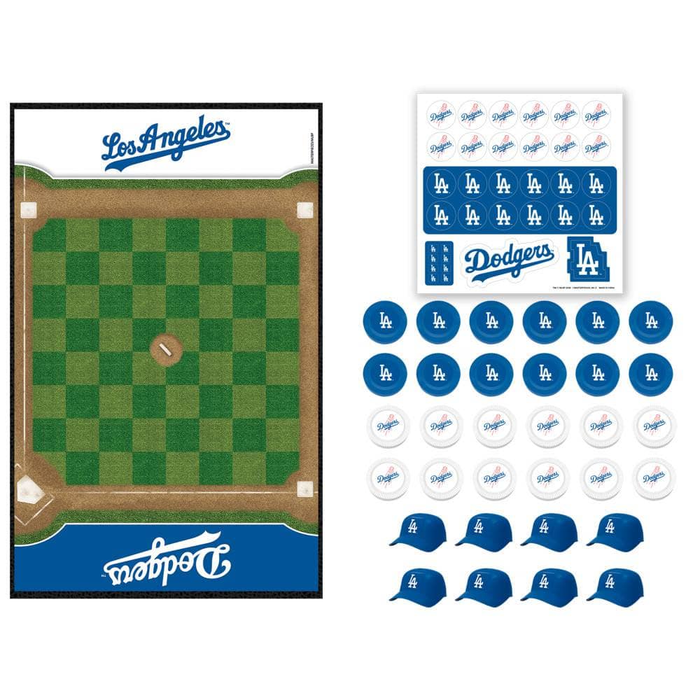 Los Angeles Dodgers Checkers Board Game