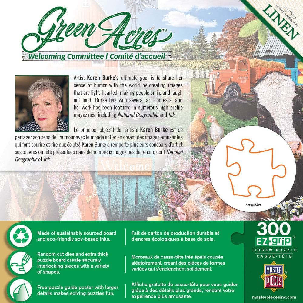 Green Acres - Welcoming Committee 300 Piece EZ Grip Jigsaw Puzzle