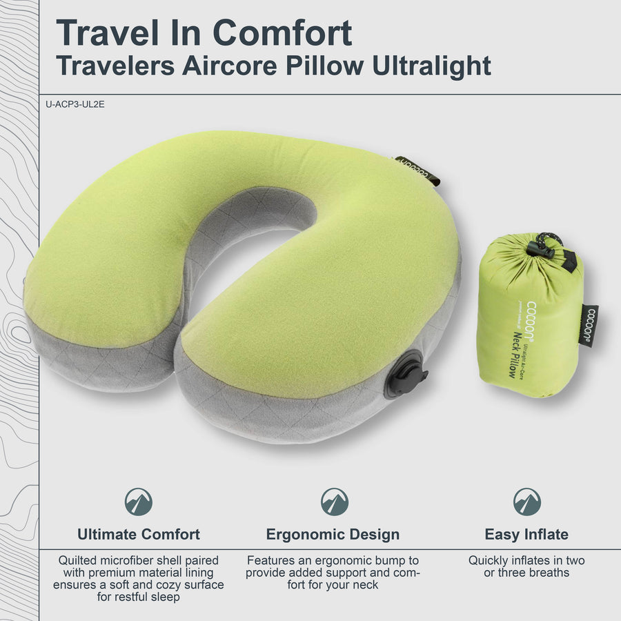 Aircore U-Shaped Pillow by Cocoon