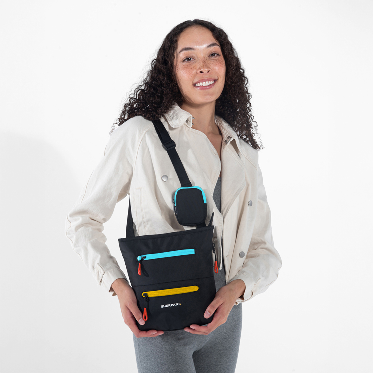Sadie | Crossbody Bag - Terrazzo Print