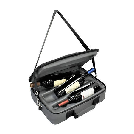 Luxury 3-Bottle Wine Carrying Bag for 750 ml Wine Bottle - 2 Colors