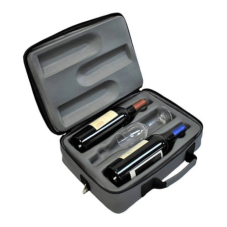 Luxury 3-Bottle Wine Carrying Bag for 750 ml Wine Bottle - 2 Colors