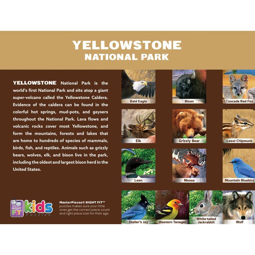 Wildlife of Yellowstone National Park - 100 Piece Jigsaw Puzzle