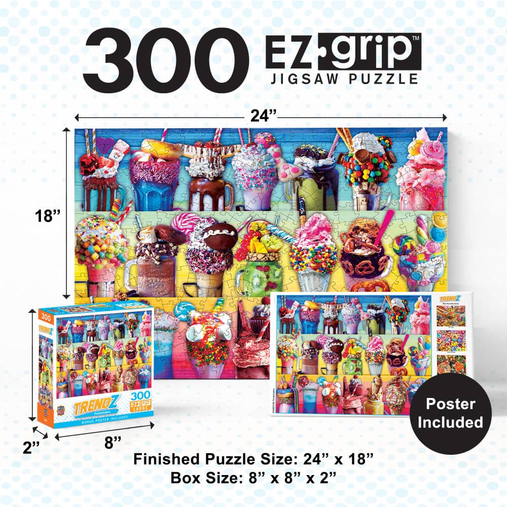 Trendz - Freakshakes 300 Piece EZ Grip Jigsaw Puzzle