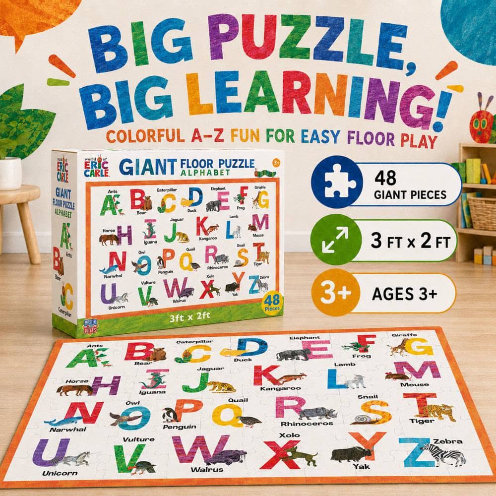 World of Eric Carle - Alphabet 48 Piece Floor Jigsaw Puzzle