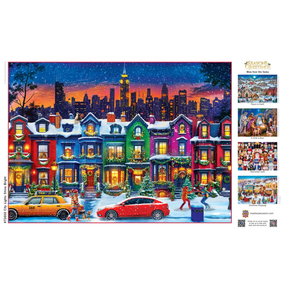 Seek & Find - City Lights Shine Bright 1000 Piece Jigsaw Puzzle