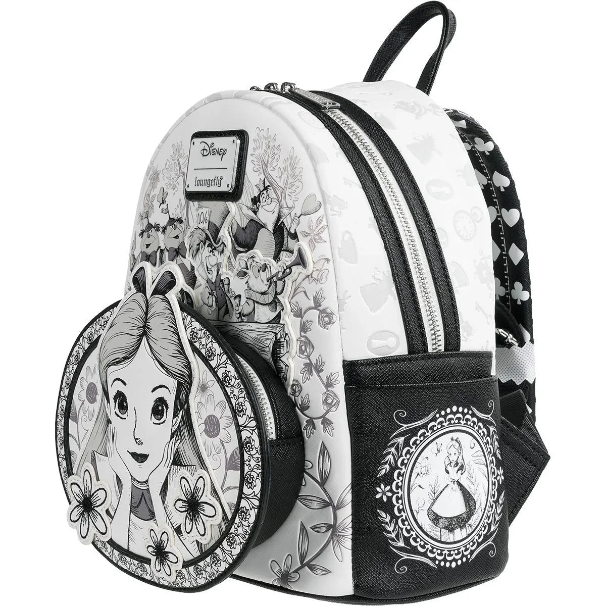 Loungefly Alice in Wonderland Sketch Mini Backpack