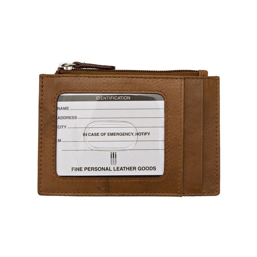 Zip I.D. Card Case (7416) by ili New York
