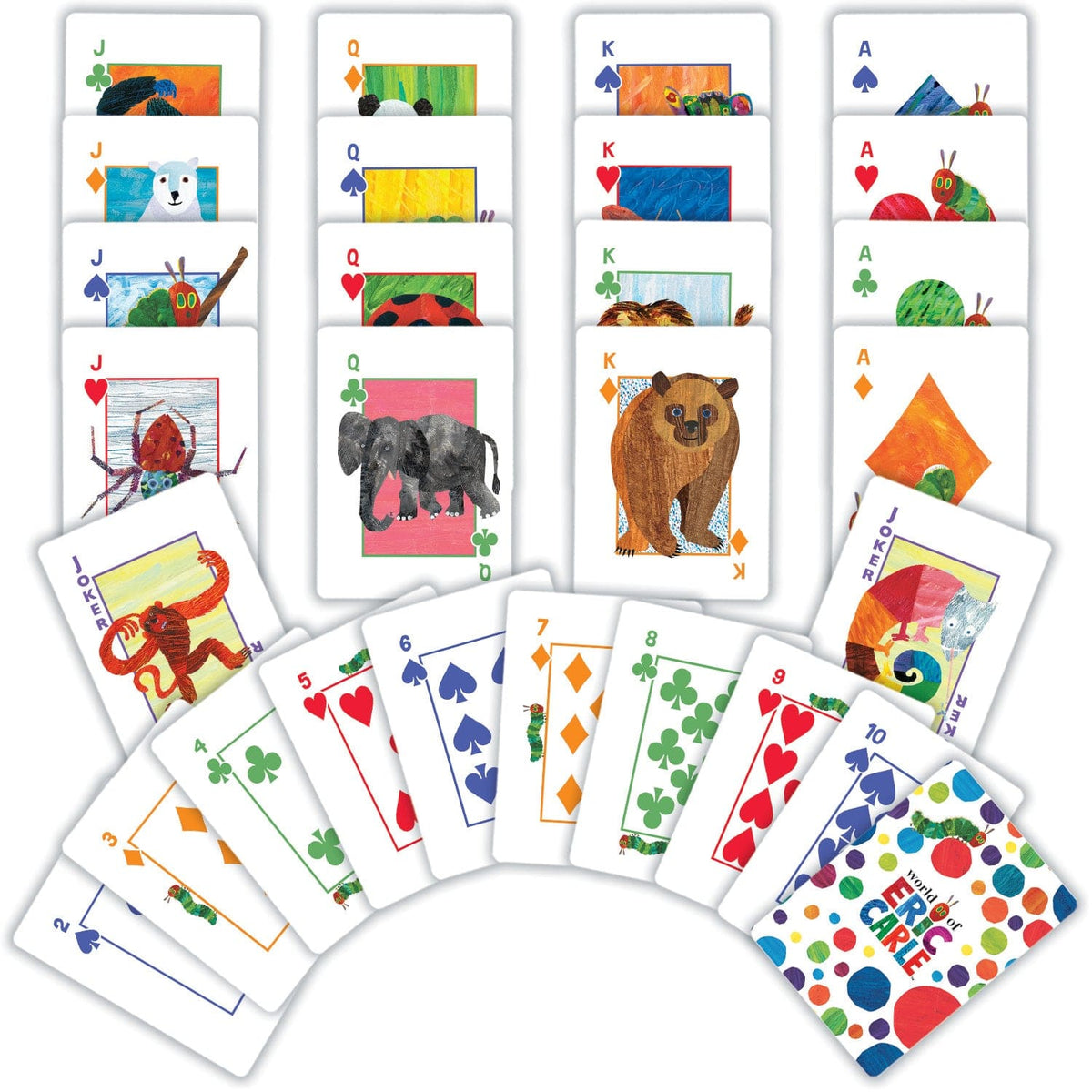 World of Eric Carle Jumbo Travel Playing Cards