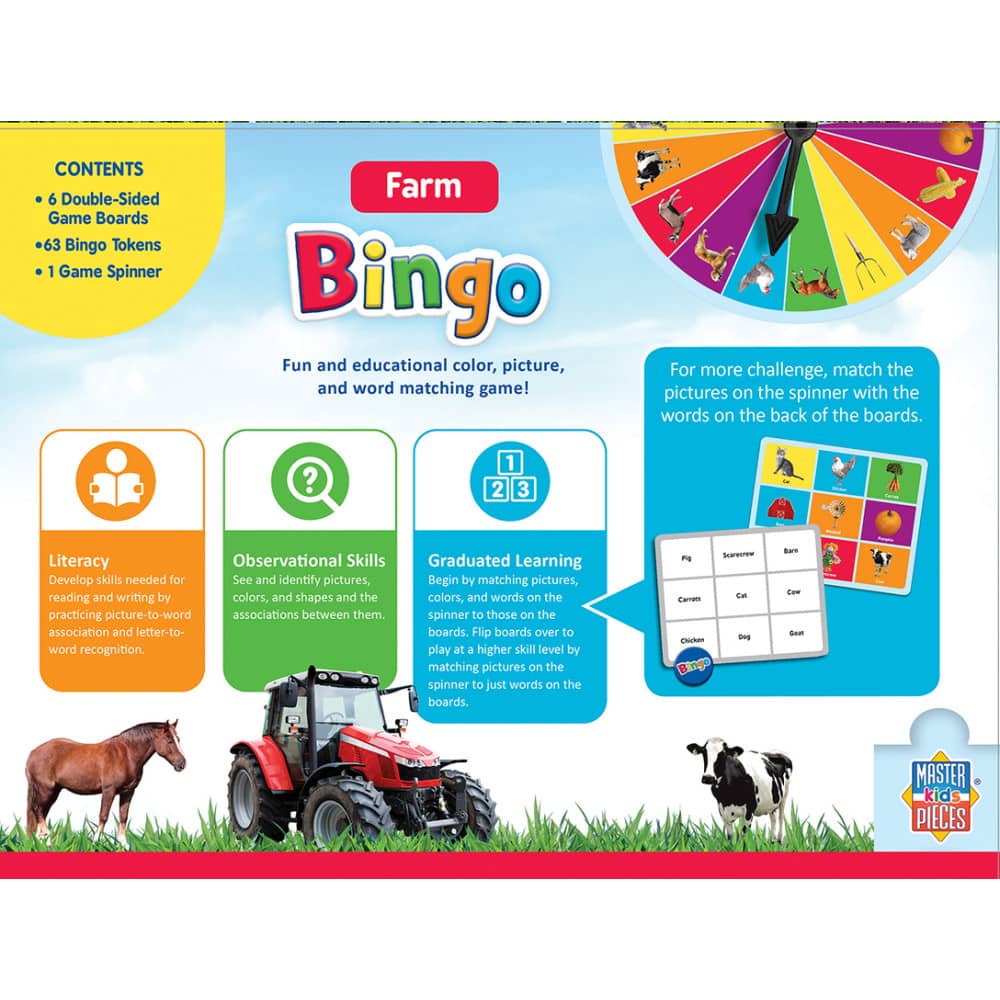 Farm Bingo Game
