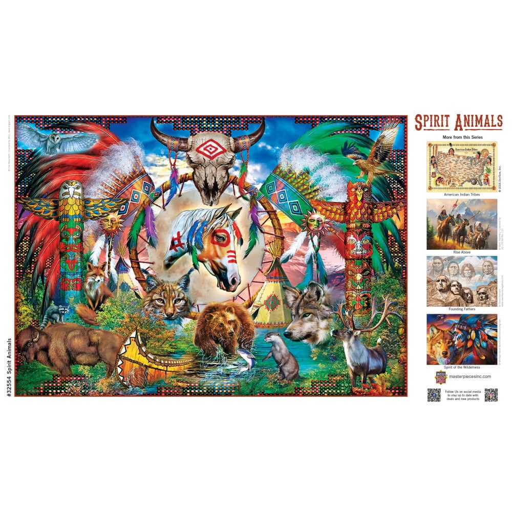 Tribal Spirit - Spirit Animals 500 Piece Jigsaw Puzzle