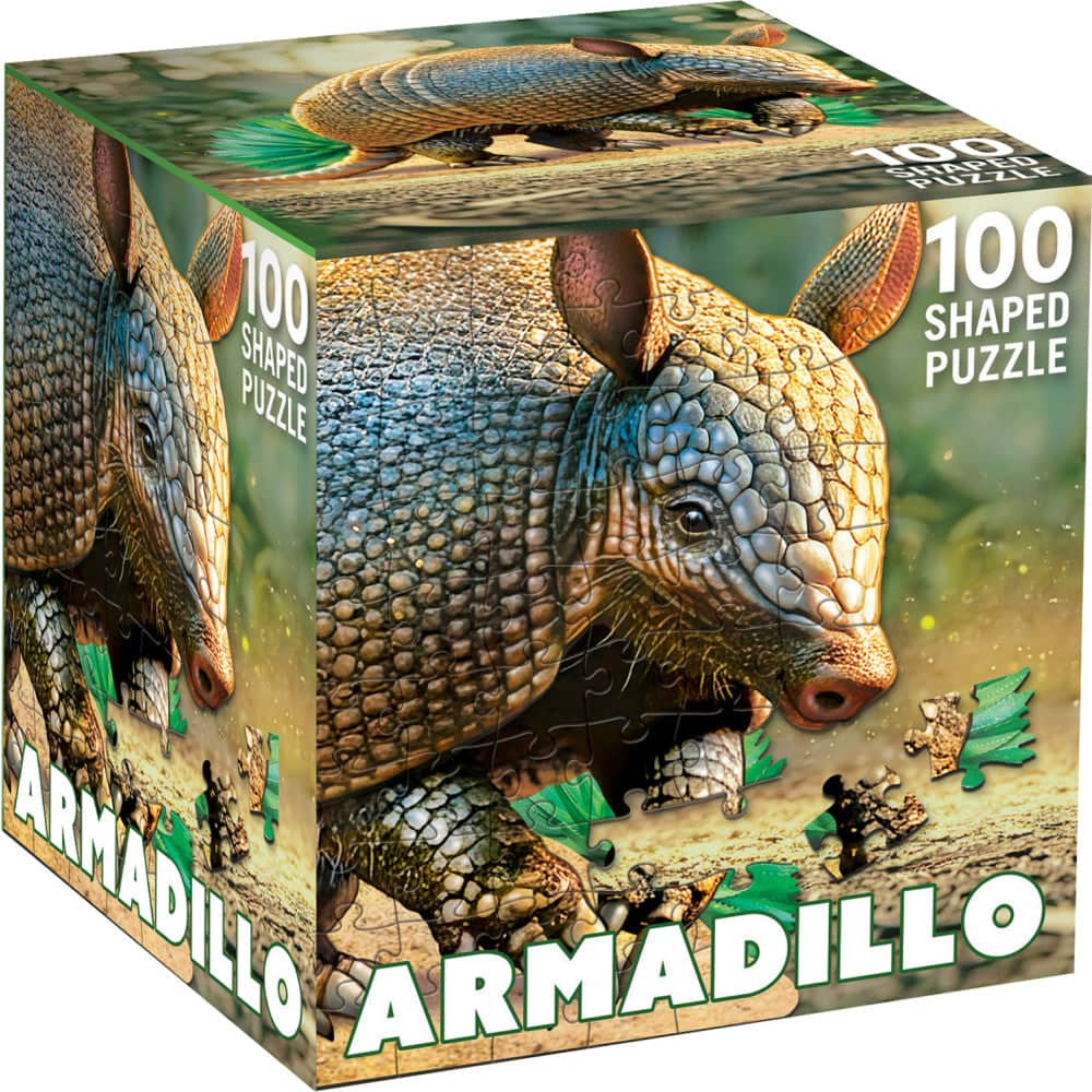 Armadillo 100 Piece Shaped Jigsaw Puzzle