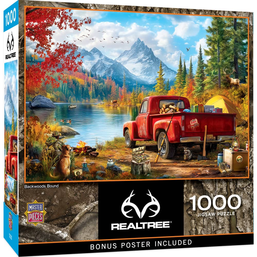 Realtree - Backwoods Bound 1000 Piece Jigsaw Puzzle